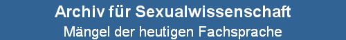 Mngel der heutigen Fachsprache