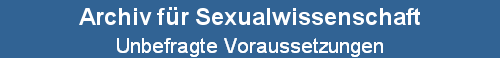 Unbefragte Voraussetzungen