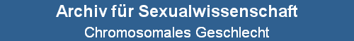 Chromosomales Geschlecht