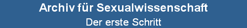 Der erste Schritt