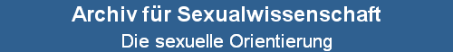 Die sexuelle Orientierung