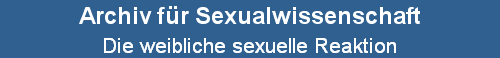 Die weibliche sexuelle Reaktion