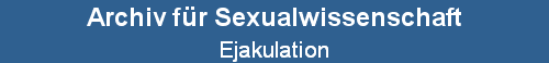 Ejakulation