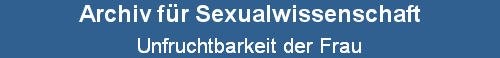 Unfruchtbarkeit der Frau
