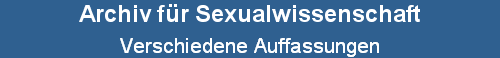 Verschiedene Auffassungen