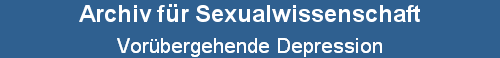 Vorbergehende Depression