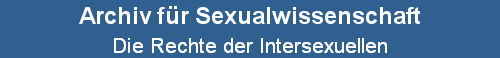 Die Rechte der Intersexuellen