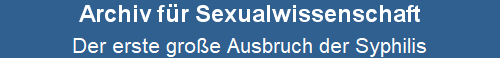 Der erste gro�e Ausbruch der Syphilis