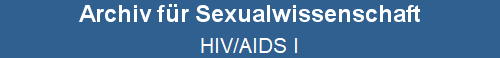HIV/AIDS I