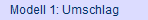 Modell 1: Umschlag
