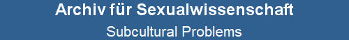 Subcultural Problems