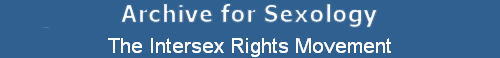 The Intersex Rights Movement