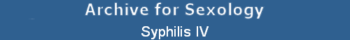 Syphilis IV