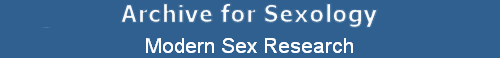 Modern Sex Research