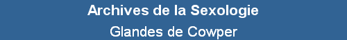Glandes de Cowper