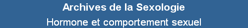 Hormone et comportement sexuel