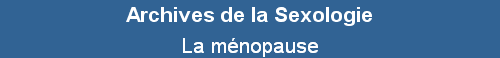 La m�nopause