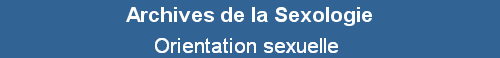 Orientation sexuelle 