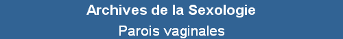Parois vaginales
