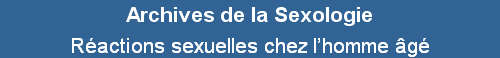 Ractions sexuelles chez lhomme g