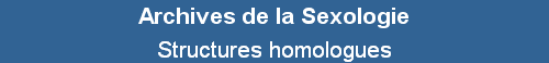 Structures homologues