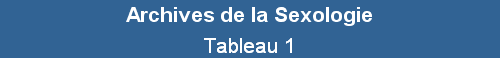 Tableau 1
