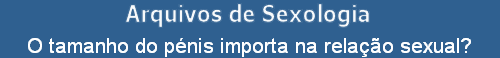 O tamanho do pnis importa na relao sexual?