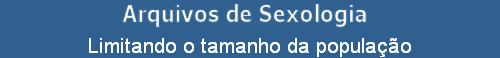 Limitando o tamanho da popula��o