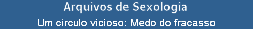 Um crculo vicioso: Medo do fracasso