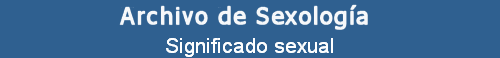 Significado sexual