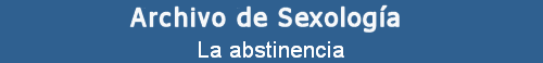 La abstinencia