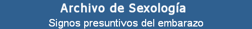 Signos presuntivos del embarazo