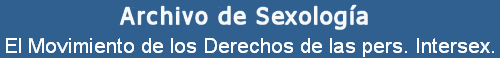 El Movimiento de los Derechos de las pers. Intersex.
