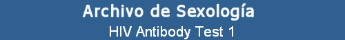 HIV Antibody Test 1