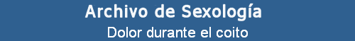 Dolor durante el coito