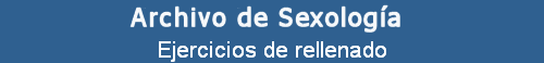 Ejercicios de rellenado