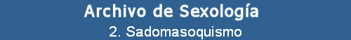 2. Sadomasoquismo