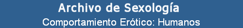 Comportamiento Ertico: Humanos