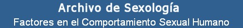Factores en el Comportamiento Sexual Humano