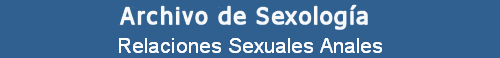 Relaciones Sexuales Anales