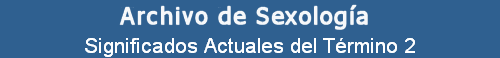 Significados Actuales del Trmino 2