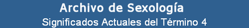 Significados Actuales del Trmino 4
