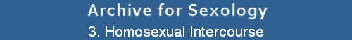 3. Homosexual Intercourse