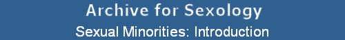 Sexual Minorities: Introduction