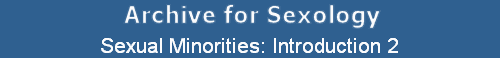 Sexual Minorities: Introduction 2