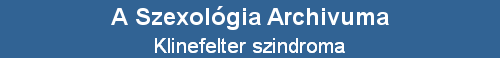 Klinefelter szindroma