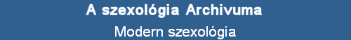 Modern szexol�gia