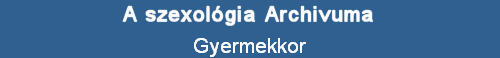 Gyermekkor