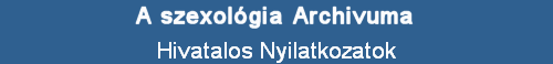Hivatalos Nyilatkozatok